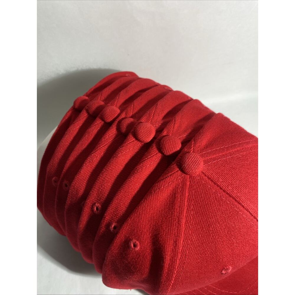 Decky Mens Baseball Hat Cap Basic Solid Red With … - image 6